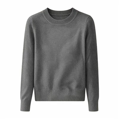Crewneck kootud kampsun